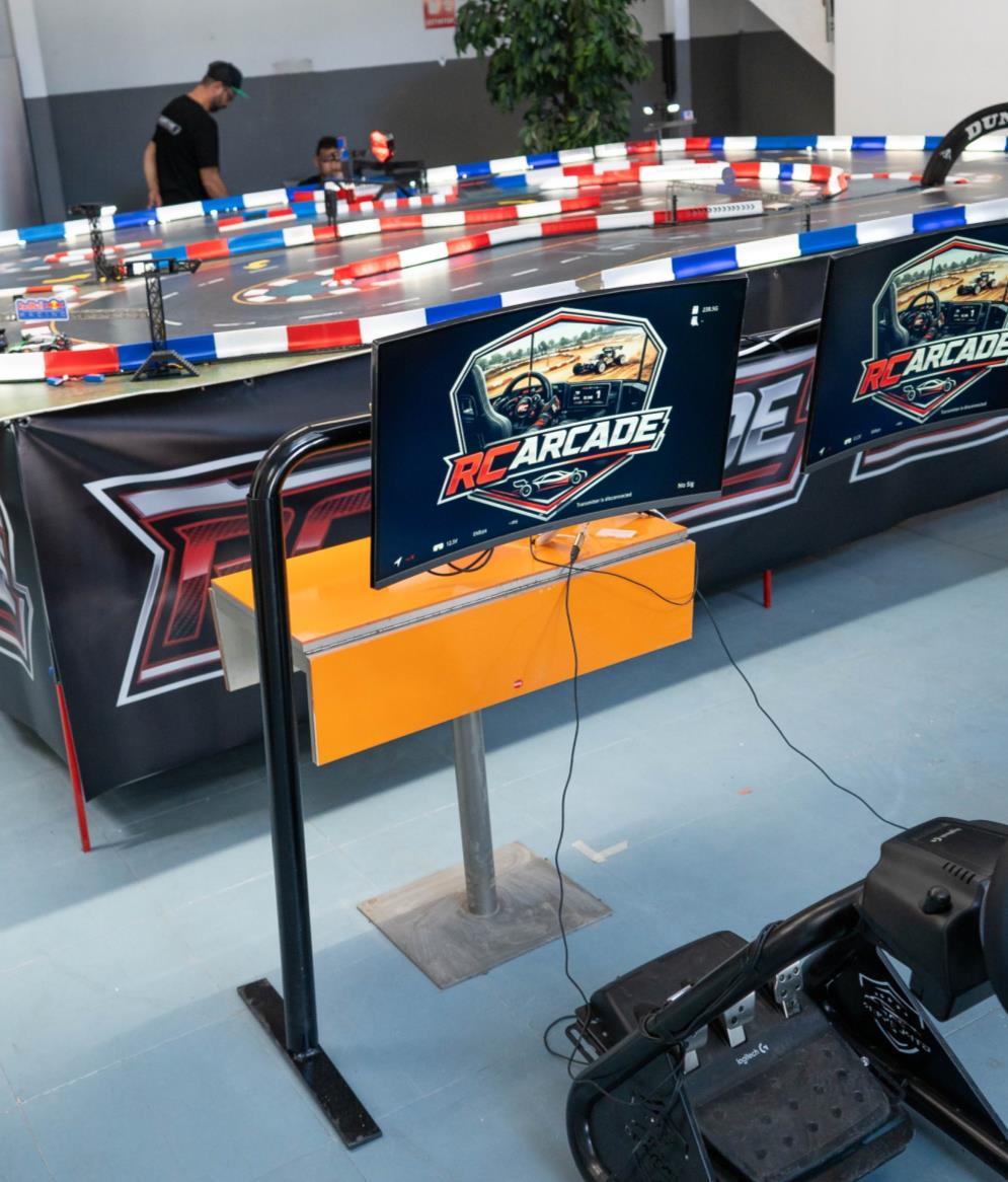 Puesto de conducción RC Arcade